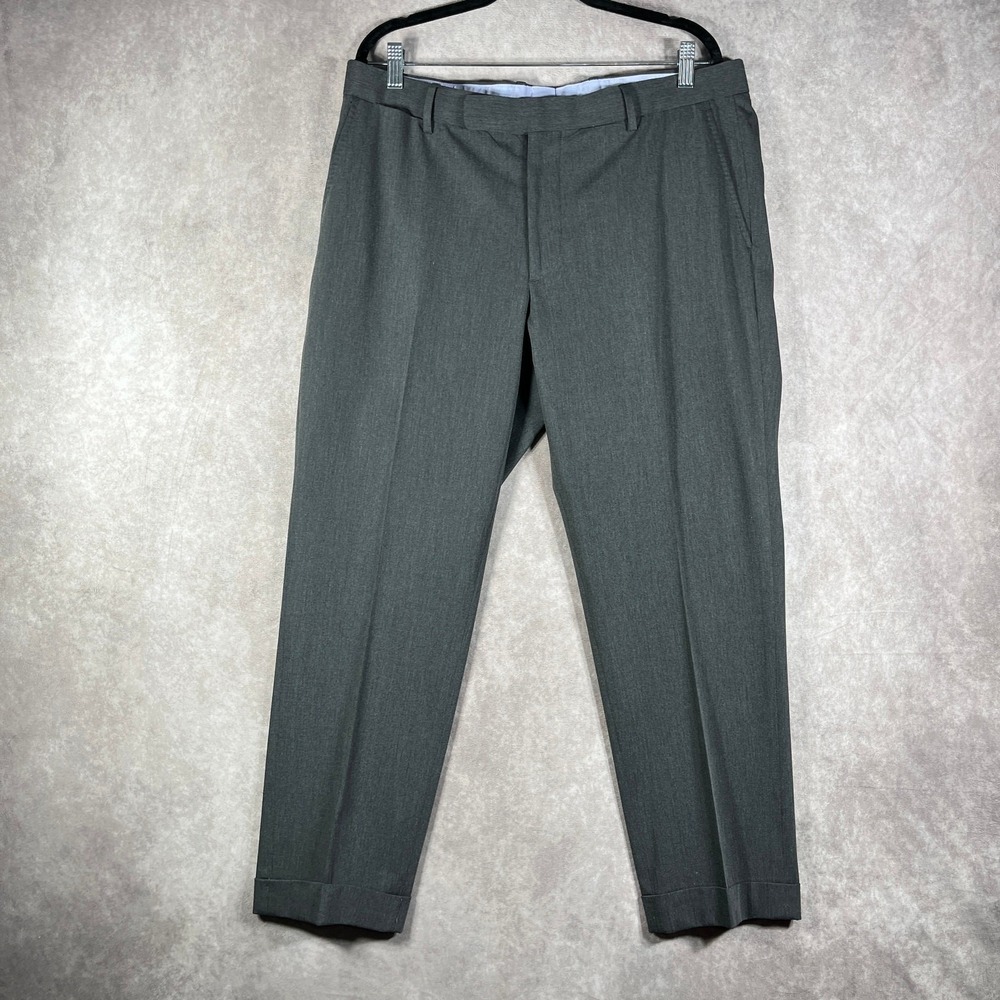 Polo Ralph Lauren Dress Pants‎ Mens 36X30 Gray Trousers Business Office Church